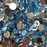 OEM Strasszkő KÉK dekorkristály 7mm 15db