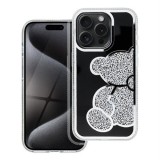 OEM TEDDY BEAR tok iPhone 15 Pro - ezüst