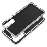 OEM TEDDY BEAR tok Samsung Galaxy S21 FE - ezüst színű