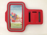 OEM Telefon tok, futó tok karpánt tok, piros, Samsung I9300 Galaxy S3 I9505 Galaxy S4