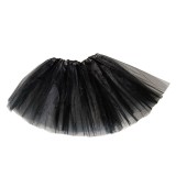 OEM Tüll szoknya Tütü fekete 38 cm