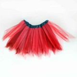 OEM Tüll szoknya Tütü fekete - piros 35 cm