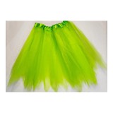 OEM Tüll szoknya Tütü Neon zöld 35 cm