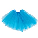 OEM Tüll szoknya Tütü világoskék 38 cm