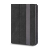OEM Univerzális 7-8 colos tablet könyvtok, mappa tok, fekete, Fantasia