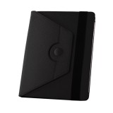 OEM Univerzális 9-11 colos tablet könyvtok, mappa tok, 360 fokban elfordítható, fekete