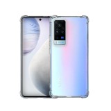 OEM Vivo X60 szilikon tok, hátlaptok, telefon tok, erősített sarkokkal, átlátszó, Anti Shock, 0.5mm