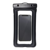OEM Waterproof AIRBAG for mobile phone with plastic closing - black