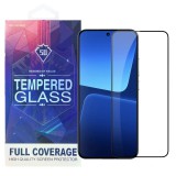 OEM Xiaomi 13 5G üvegfólia, tempered glass, előlapi, 5D, edzett, hajlított, fekete kerettel