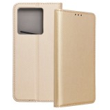 OEM Xiaomi 13T 5G / 13T Pro 5G könyvtok, fliptok, telefon tok, bankkártyatartós, mágneszáras, arany, Smart Case book