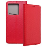 OEM Xiaomi 13T 5G / 13T Pro 5G könyvtok, fliptok, telefon tok, bankkártyatartós, mágneszáras, piros, Smart Case book