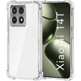 OEM Xiaomi 14T 5G szilikon tok, hátlaptok, telefon tok, erősített sarkokkal, átlátszó, Anti Shock, 1.5mm
