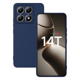 OEM Xiaomi 14T 5G szilikon tok, hátlaptok, telefon tok, matt, kék