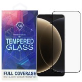 OEM Xiaomi 15 Ultra 5G üvegfólia, tempered glass, előlapi, 5D, edzett, hajlított, fekete kerettel