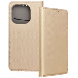 OEM Xiaomi 15T 5G könyvtok, fliptok, telefon tok, mágneszáras, bankkártyatartós, arany