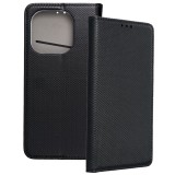 OEM Xiaomi 15T 5G könyvtok, fliptok, telefon tok, mágneszáras, bankkártyatartós, fekete