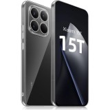 OEM Xiaomi 15T 5G szilikon tok, hátlaptok, telefon tok, vastag, átlátszó, kamera védelemmel, 2mm, Clear Case
