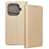 OEM Xiaomi 15T Pro 5G könyvtok, fliptok, telefon tok, bankkártyatartós, mágneszáras, arany, Smart Case book