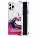 OEM Xiaomi Mi 11 Pro 5G szilikon tok, hátlaptok, telefon tok, erősített sarkokkal, Watercolor Design 1
