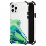 OEM Xiaomi Mi 11 Pro 5G szilikon tok, hátlaptok, telefon tok, erősített sarkokkal, Watercolor Design 3