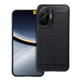 OEM Xiaomi Poco F7 5G szilikon tok, hátlaptok, telefon tok, karbon mintás, fekete, Carbon case