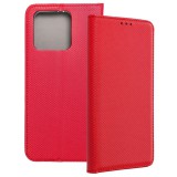OEM Xiaomi Redmi 10A könyvtok, fliptok, telefon tok, mágneszáras, bankkártyatartós, piros