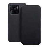 OEM Xiaomi Redmi 10C könyvtok, fliptok, telefon tok, bankkártyatartós, mágneszáras, fekete, Dual Pocket