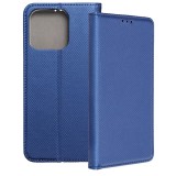 OEM Xiaomi Redmi 12 4G / 5G könyvtok, fliptok, telefon tok, bankkártyatartós, mágneszáras, sötétkék, Smart Case book