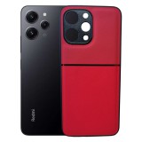OEM Xiaomi Redmi 12 4G hátlap tok, telefon tok, stílusos, prémium, piros, Noble Case