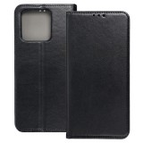 OEM Xiaomi Redmi 12C könyvtok, fliptok, telefon tok, mágneszáras, bankkártyatartós, fekete, Smart Magnetic