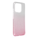 OEM Xiaomi Redmi 12C szilikon tok, hátlaptok, telefon tok, csillámos, pink-ezüst, Shining Case