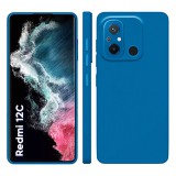 OEM Xiaomi Redmi 12C szilikon tok, hátlaptok, telefon tok, matt, sötétkék