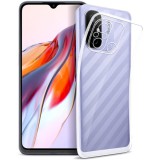 OEM Xiaomi Redmi 12C szilikon tok, telefon tok, hátlaptok, átlátszó, kamera védelemmel, 2mm