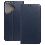 OEM Xiaomi Redmi 13 4G / Poco M6 4G könyvtok, fliptok, telefon tok, mágneszáras, bankkártyatartós, sötétkék, Smart Magnetic