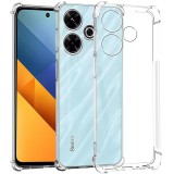 OEM Xiaomi Redmi 13 4G / Poco M6 4G szilikon tok, hátlaptok, telefon tok, erősített sarkokkal, átlátszó, Anti Shock, 1.5mm