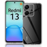 OEM Xiaomi Redmi 13 4G / Poco M6 4G szilikon tok, telefon tok, hátlaptok, átlátszó, kamera védelemmel, 2mm