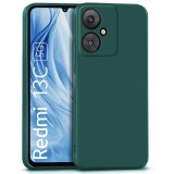 OEM Xiaomi Redmi 13C 5G szilikon tok, hátlaptok, telefon tok, matt, zöld