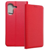 OEM Xiaomi Redmi 13C / Poco C65 könyvtok, fliptok, telefon tok, bankkártyatartós, mágneszáras, piros, Smart Case book