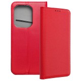 OEM Xiaomi Redmi 15C 4G / Redmi 15C 5G / Poco C85 4G könyvtok, fliptok, telefon tok, bankkártyatartós, mágneszáras, piros, Smart Case book