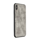 OEM Xiaomi Redmi 7 hátlap tok, telefon tok, farmer mintás, szürke