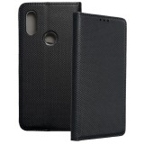 OEM Xiaomi Redmi 7 könyvtok, fliptok, telefon tok, bankkártyatartós, mágneszáras, fekete, Smart Case book