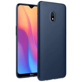 OEM Xiaomi Redmi 8A szilikon tok, hátlaptok, telefon tok, matt, sötétkék, Soft