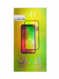 OEM Xiaomi Redmi 9 üvegfólia, tempered glass, előlapi, 9D, edzett, hajlított, fekete kerettel