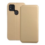 OEM Xiaomi Redmi 9C könyvtok, fliptok, telefon tok, bankkártyatartós, mágneszáras, arany, Dual Pocket