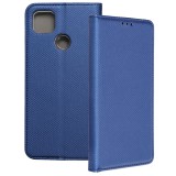 OEM Xiaomi Redmi 9C könyvtok, fliptok, telefon tok, mágneszáras, bankkártyatartós, sötétkék