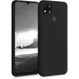OEM Xiaomi Redmi 9C szilikon tok, hátlaptok, telefon tok, matt, fekete, Soft