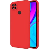 OEM Xiaomi Redmi 9C szilikon tok, hátlaptok, telefon tok, matt, piros, Soft