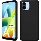 OEM Xiaomi Redmi A1 / Redmi A2 szilikon tok, hátlaptok, telefon tok, matt, fekete