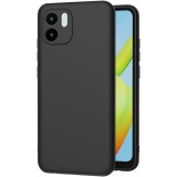 OEM Xiaomi Redmi A1 / Redmi A2 szilikon tok, telefon tok, hátlaptok, TPU, matt, kamera védős, fekete, Matt case