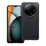 OEM Xiaomi Redmi A3 4G szilikon tok, hátlaptok, telefon tok, karbon mintás, fekete, Simple Carbon